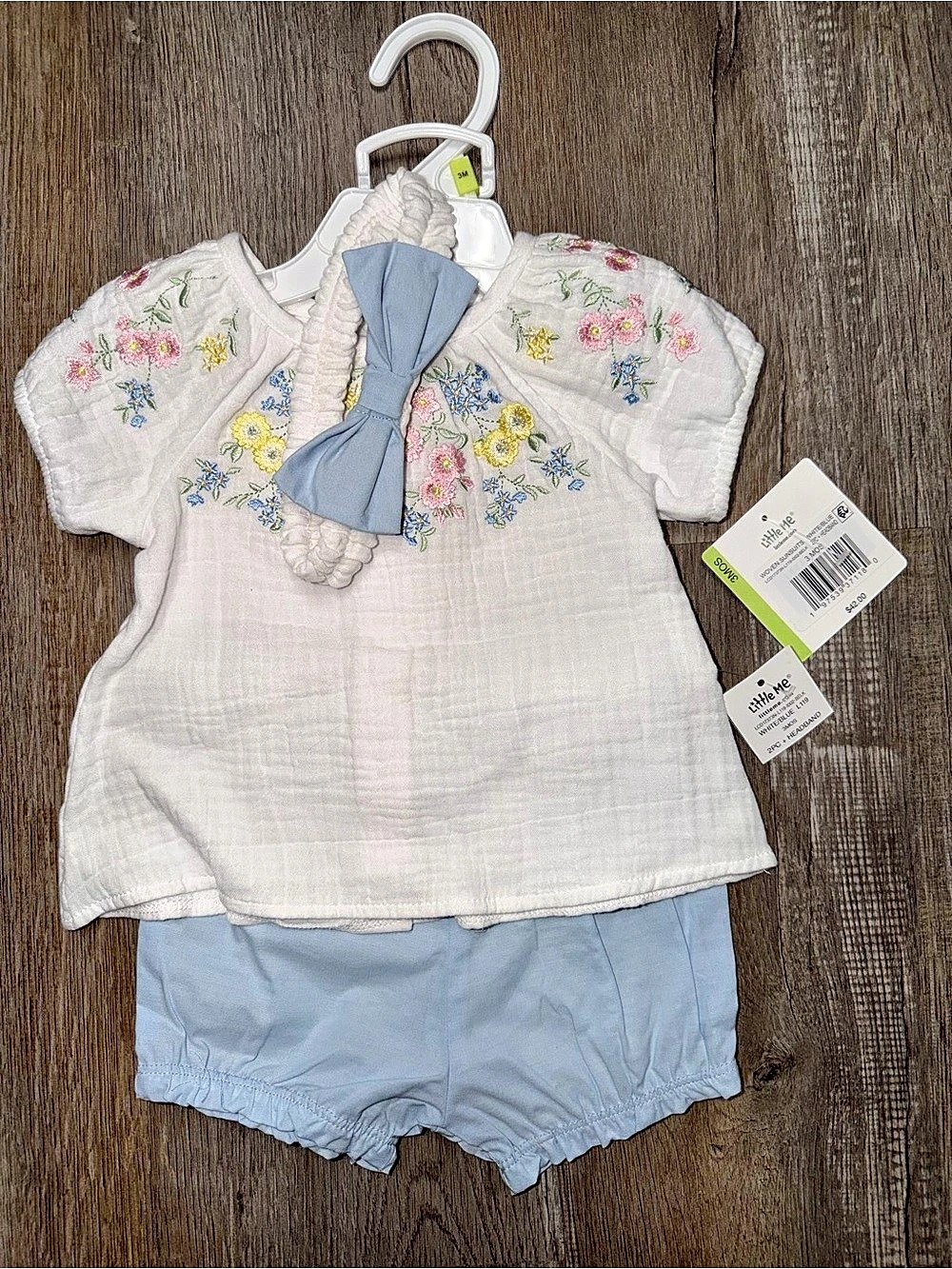 Little Me Floral Top & Shorts Set